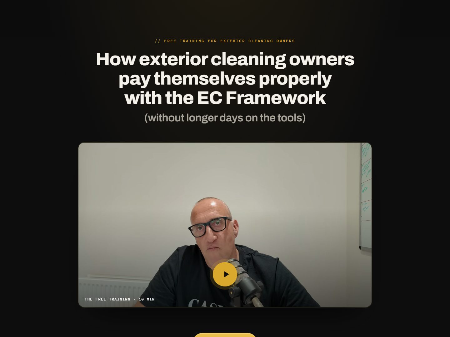 The Clean Path VSL page